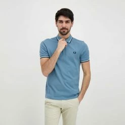 Vendita all'ingrosso ✨ FRED PERRY POLO M3600 Blu 🛒 -Offerte Novità Negozio fred perry m3600 polo m3600 casual uomo 044989201 p29 4