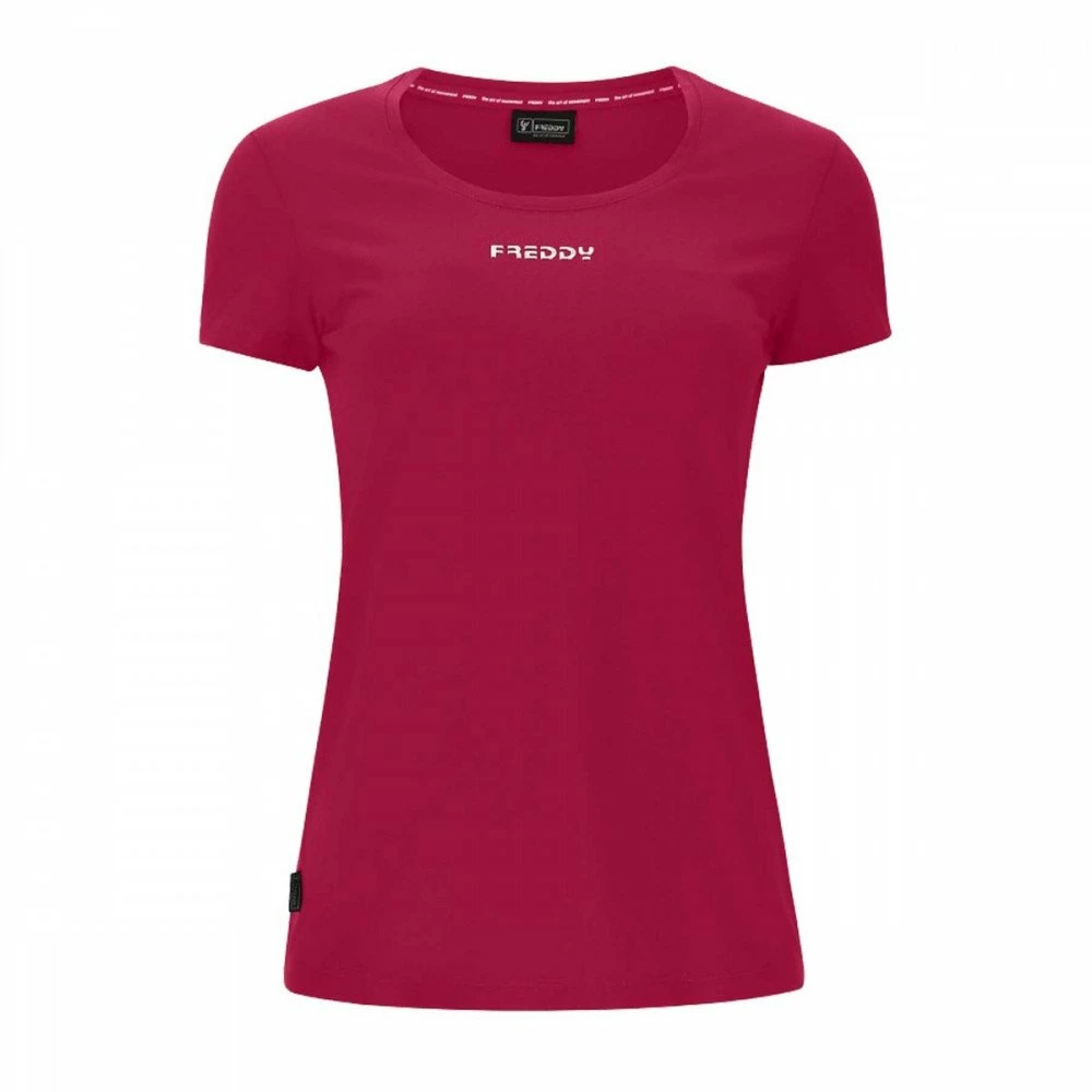 Offerte ⌛ FREDDY T-SHIRT BASIC COTTON DONNA Fucsia ⭐ 3 Offerte ⌛ FREDDY T-SHIRT BASIC COTTON DONNA Fucsia ⭐