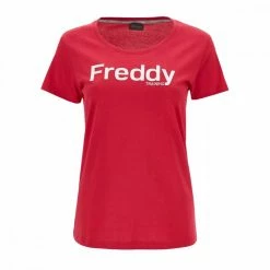Vendita all'ingrosso ❤️ FREDDY T-SHIRT SCRITTA DONNA Fucsia 😀