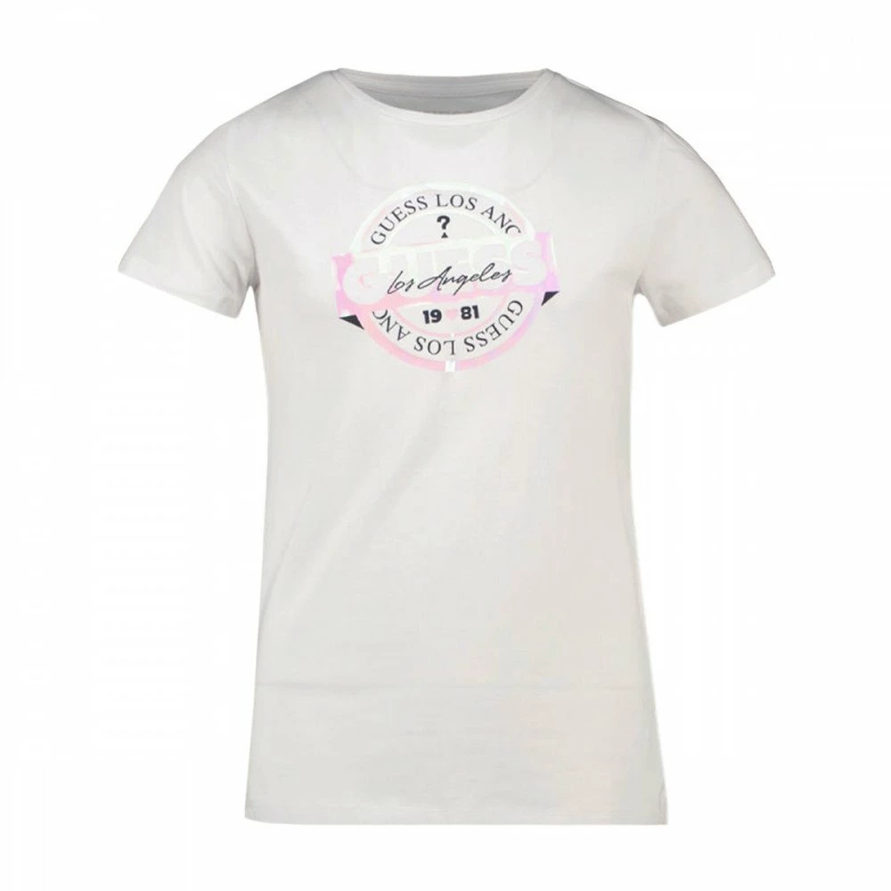 Nuovo di zecca 💯 GUESS T-SHIRT LOGO CANGIANTE BAMBINA Bianco ⌛ 3 Nuovo di zecca 💯 GUESS T-SHIRT LOGO CANGIANTE BAMBINA Bianco ⌛