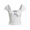 Nuovo di zecca 🔔 GUESS TOP IN MAGLIA FIOCCO DONNA Bianco 🎉 -Offerte Novità Negozio guess w2gp02k86z2 top in maglia fiocco donna casual donna 045297001 g011 1
