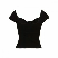 Il più economico ⭐ GUESS TOP IN MAGLIA FIOCCO DONNA Nero 👏 -Offerte Novità Negozio guess w2gp02k86z2 top in maglia fiocco donna casual donna 045297101 jblk 2