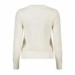 Miglior prezzo 👏 GUESS CARDIGAN LOGO GIOIELLO DONNA Bianco 🔔 -Offerte Novità Negozio guess w2rr29z2v60 cardigan zena visc casual donna 045300501 g012 2