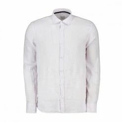 Migliore vendita ⭐ HANG ON CAMICIA IN LINO COLLO FRANCESE Viola 🔥