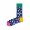 Nuovo ❤️ HAPPY 🧦 SOCKS CALZA HAMBURGER SOCK ⭐ -Offerte Novità Negozio happy socks ham01 calza hamburger sock casual uomo 045626201 6000 1