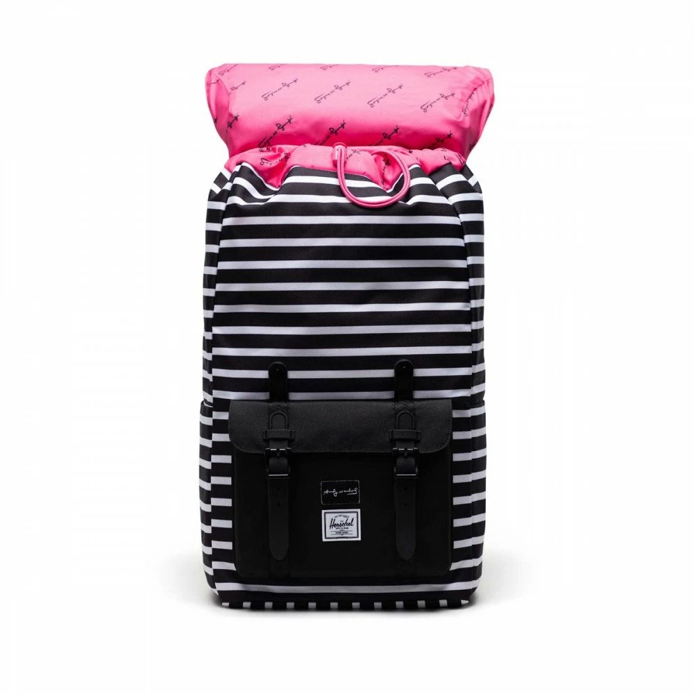 Presa 🔔 HERSCHEL ZAINO ECO LITTLE AMERICA™ ANDY WARHOL Nero 💯 - immagine 2