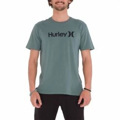 Vendita lampo ๐ HURLEY T-SHIRT EVERYDAY WASHEDED SEASONAL OAO SOLID Verde โจ