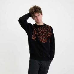 Migliore vendita 😉 IUTER MAGLIONE TIBETAN Nero 😀 -Offerte Novità Negozio iuter 22sijm68 maglione tibetan street style uomo 044738501 black 6