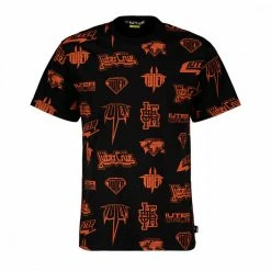 Migliore vendita ⭐ IUTER T-SHIRT HORNS ALLOVER Nero 🎁