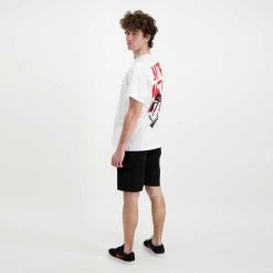 Sconto 🌟 IUTER T-SHIRT STENCIL Bianco ✨ -Offerte Novità Negozio iuter 22sits32 t shirt stencil street style uomo 044752301 white 6