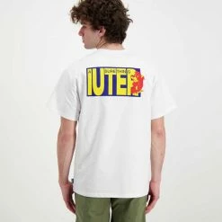 Buono 💯 IUTER T-SHIRT SURE THING Bianco 😉 -Offerte Novità Negozio iuter 22sits71 t shirt sure thing street style uomo 044752401 white 4