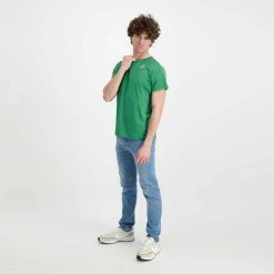 A buon mercato 💯 K-WAY T-SHIRT LE VRAI EDOUARD Verde 🔔 -Offerte Novità Negozio k way k007je0 t shirt le vrai edouard casual uomo 045520001 00q 5