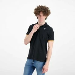 Miglior prezzo 🔥 K-WAY POLO VINCENT CONTRASTO 👏 -Offerte Novità Negozio k way k008j50 polo bordi nastro k way casual uomo 042626201 usy 5