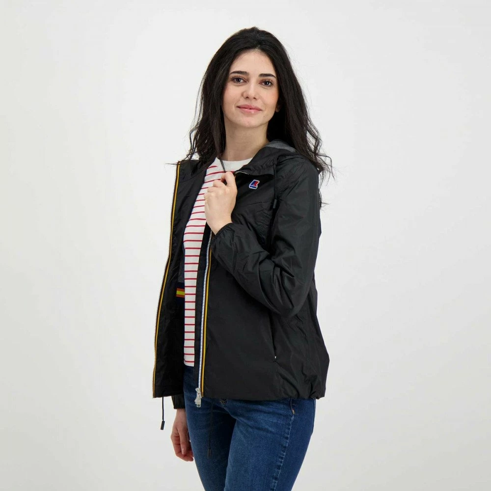 Migliore vendita π K-WAY GIACCA CAPPUCCIO MARGERITE POLY JERSEY DONNA Nero π 7 Migliore vendita π K-WAY GIACCA CAPPUCCIO MARGERITE POLY JERSEY DONNA Nero π - immagine 5