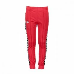 Offerte 🤩 KAPPA PANTALONI 222 BANDA RASTORIA SLIM BAMBINO Rosso ❤️