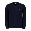 Sconto 🌟 LACOSTE MAGLIONE SCOLLO V COTONE Blu 🛒 1 Sconto 🌟 LACOSTE MAGLIONE SCOLLO V COTONE Blu 🛒 -Offerte Novità Negozio lacoste ah1951 maglione scollo v cotone casual uomo 042617201 166 1