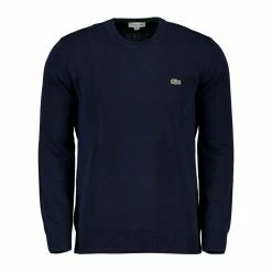 Sconto ✨ LACOSTE MAGLIONE GIROCOLLO IN COTONE Blu 🔔