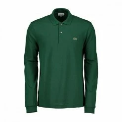 Sconto ⭐ LACOSTE POLO MANICA LUNGA L1312 Verde 🧨