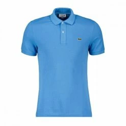 Nuovo 🔔 LACOSTE POLO SLIM PH4012 AZZURRO 🥰