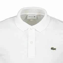 I primi 10 ⌛ LACOSTE POLO SLIM PH4012 Bianca Bianco 💯 -Offerte Novità Negozio lacoste ph4012 polo slim ph4012 bianca casual uomo 032017701 001 2