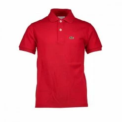 Nuovo ✨ LACOSTE Polo Classic Bambino Rosso 👍