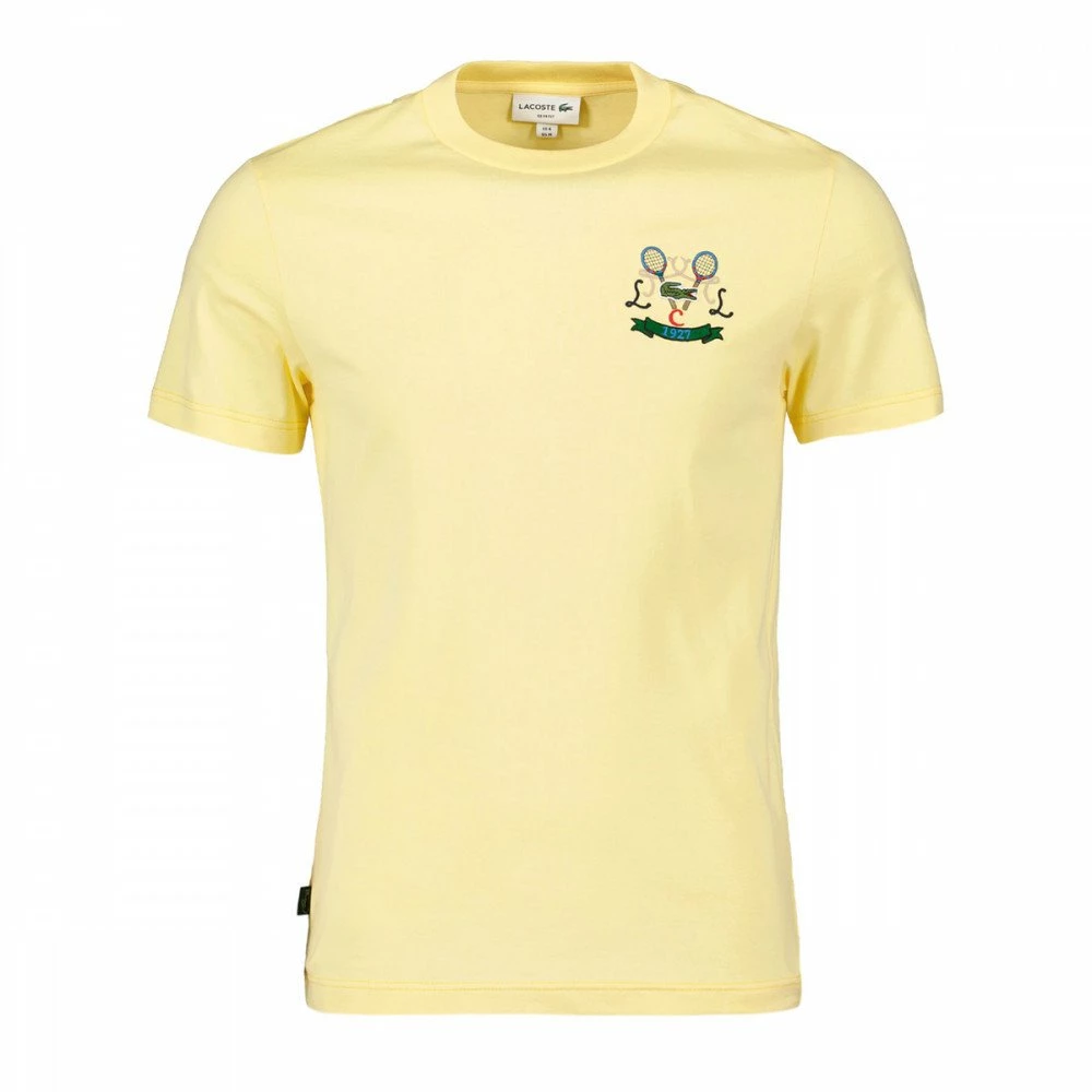 Nuovo di zecca 🛒 LACOSTE T-SHIRT LOGO TENNIS Giallo 🎁 3 Nuovo di zecca 🛒 LACOSTE T-SHIRT LOGO TENNIS Giallo 🎁