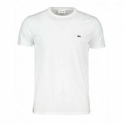 Miglior prezzo ❤️ LACOSTE T-SHIRT LOGO IN COTONE PIMA BIANCA Bianco 🥰