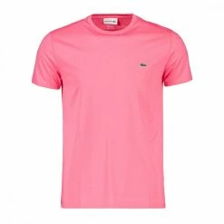 Nuovo 💯 LACOSTE T-SHIRT LOGO IN COTONE PIMA FUCSIA ✨