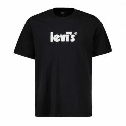 Nuovo di zecca 👏 LEVI'S T-SHIRT RELAXED FIT LOGO Nero 👍
