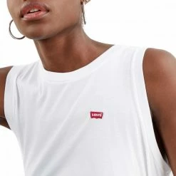 Miglior offerta 🎉 LEVI'S CANOTTA MINI LOGO DONNA Bianco ❤️ -Offerte Novità Negozio levi s 18185 canotta tank logo donna casual donna 042807801 0003 5