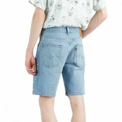 Presa 👏 LEVI'S BERMUDA IN DENIM 501® ORIGINAL Azzurro 🔔 -Offerte Novità Negozio levi s 36512 bermuda in denim hemmed short casual uomo 045064801 0147 5