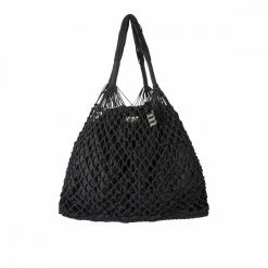 Miglior prezzo ⭐ MATINEÉ BORSA MARE IN RETE BIG DONNA Nero 🛒