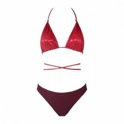 Vendita calda ⭐ MATINEÉ 👙 BIKINI TRIANGOLO LAMINATO E SLIP GOFFRATO DONNA Viola 🥰 -Offerte Novità Negozio matine cb3101 bikini triangolo laminato slip goffrato donna mare donna 045075601 viola 3