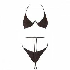 Miglior offerta 😀 MATINEÉ 👙 BIKINI TRIANGOLO FERRETTO E SLIP LACCI DONNA Nero ✨ -Offerte Novità Negozio matine cb3134 bikini triangolo ferretto slip lacci lunghi donna mare donna 045076101 zebne 3