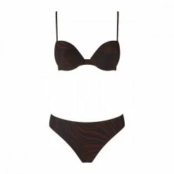 Il più economico ✨ MATINEÉ 👙 BIKINI PUSH UP E SLIP CURVY DONNA Nero 👍