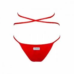 Vendita lampo 😍 MATINEÉ SLIP LACCETTI LAMINATO DONNA Rosso ⭐ -Offerte Novità Negozio matine r2006 slip laccetti effetto lamina donna mare donna 045077101 lamr 2