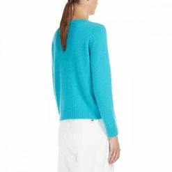 Buono 🎁 MAX MARA WEEKEND MAGLIONE GIROCOLLO IN CACHEMIRE AGAMI DONNA Azzurro 😀 -Offerte Novità Negozio max mara weekend agami22 maglia girocollo in cachemire donna casual donna 044658501 003 3