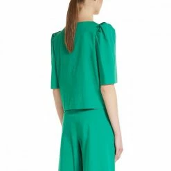 Promo 🎉 MAX MARA WEEKEND BLUSA MANICHE A SBUFFO ALISSO DONNA Azzurro ✔️ -Offerte Novità Negozio max mara weekend alisso22 blusa maniche a sbuffo alisso donna casual donna 044658901 011 3