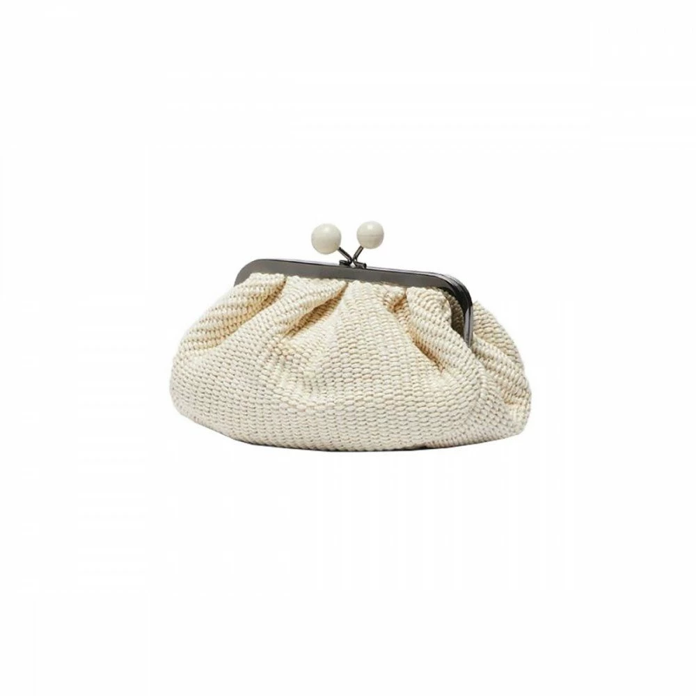 Nuovo 😉 MAX MARA WEEKEND BORSA PASTICCINO SMALL RAFFIA DONNA ⭐ - immagine 3