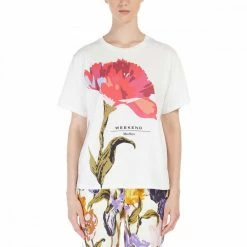 Miglior offerta ❤️ MAX MARA WEEKEND T-SHIRT CON STAMPA PITTORE DONNA Bianco 👏 -Offerte Novità Negozio max mara weekend pittore22 t shirt con stampa donna casual donna 044664801 003 2