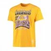 Buono ⌛ MITCHELL & NESS T-SHIRT 3X CHAMPIONS LAKERS Giallo 👍