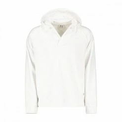 I primi 10 🤩 MOLO ELEVEN FELPA CON CAPPUCCIO E COLLO SCIALLE Bianco 🥰