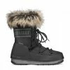 Promo 👍 MOON BOOT MONACO LOW WP 2 DONNA Nero 🥰