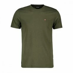 Vendita lampo 😀 NAPAPIJRI T-SHIRT MINI LOGO SALIS Verde 🤩