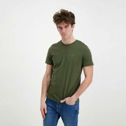 Vendita lampo 😀 NAPAPIJRI T-SHIRT MINI LOGO SALIS Verde 🤩 -Offerte Novità Negozio napapijri np0a4frp t shirt mini logo salis casual uomo 043699001 ge4 4