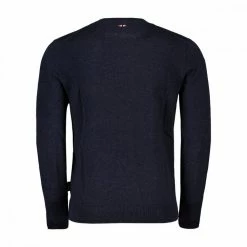 Offerte 😀 NAPAPIJRI MAGLIONE GIROCOLLO IN COTONE DECATUR Blu 🌟 -Offerte Novità Negozio napapijri np0a4gaw maglione girocollo cotone decatur casual uomo 044922701 176 2