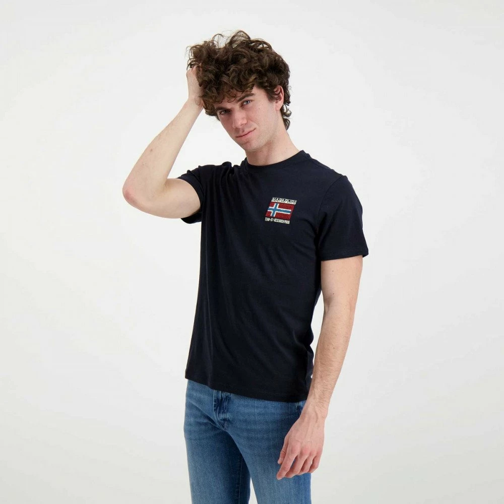 Acquistare โ NAPAPIJRI T-SHIRT BANDIERA SPUGNA VERRES Blu ๐ 6 Acquistare โ NAPAPIJRI T-SHIRT BANDIERA SPUGNA VERRES Blu ๐ - immagine 4