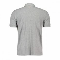 Nuovo di zecca 💯 NAPAPIJRI POLO CON RICAMO BANDIERA ELBAS Grigio ❤️ -Offerte Novità Negozio napapijri np0a4gdl polo con ricamo bandiera elbas casual uomo 045017101 160 2
