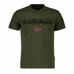 Acquistare 🎉 NAPAPIJRI T-SHIRT LOGO AYAS Verde ✨
