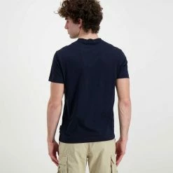 Vendita lampo ✨ NAPAPIJRI T-SHIRT LOGO AYAS Blu 🌟 -Offerte Novità Negozio napapijri np0a4gdq t shirt logo ayas casual uomo 044923801 176 3